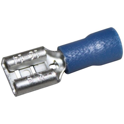 Allpoints 851032 Blue Female Disconnect Terminals, Vinyl Insulated, 14-18 Wire Gauge
