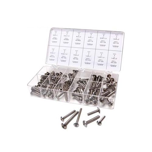 Allpoints 851356 Machine Screw Kit, Long 
