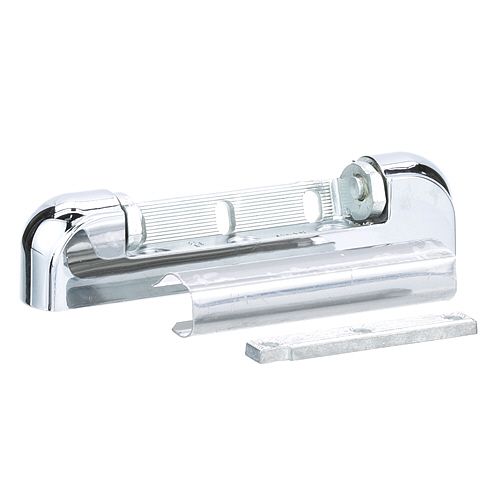 Alto-Shaam HG-2014 Polished Chrome Edgemount Hinge Offset 27/32" 5-1/2" 1-7/32"