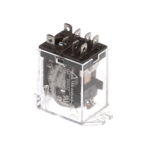 Alto-Shaam RL33930 12VDC Relay, 15A, 8 Pins, Square Base Type, SPDT