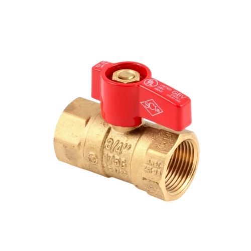 American Range A80117 Ball Valve Gas Shut-Off 3/4" Brass