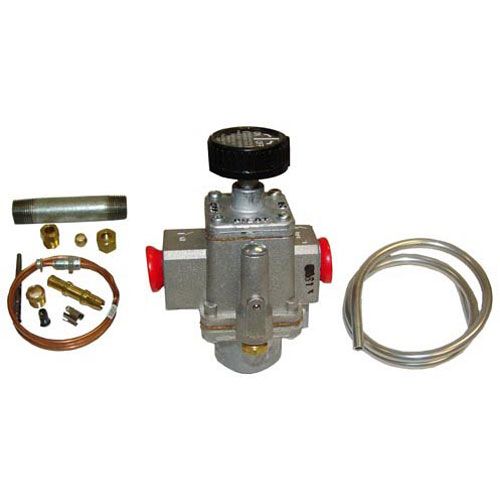 Anets K4400-00-C Safety Kit with 1/2" Fpt Safety Valve, Reducing Bushings, Nipple, Pilot Tube, and Thermocouple
