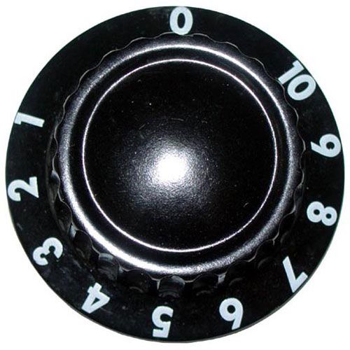 APW 2R-56505  Black Thermostat Gas Valve  Knob,  2" DIA