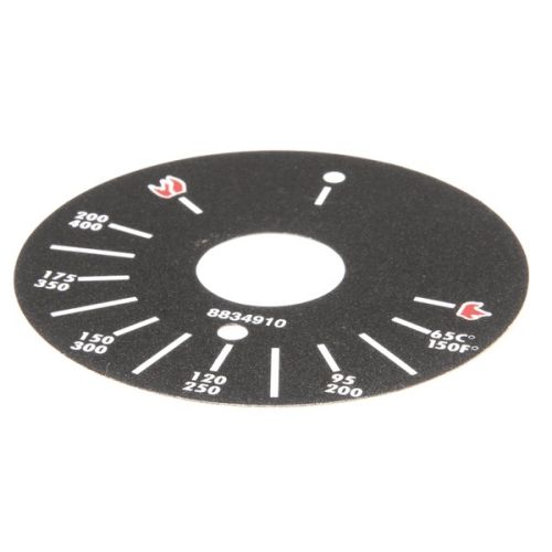 Bakers Pride AS-8834910 Dial Plate Thermostatic Griddle Decal