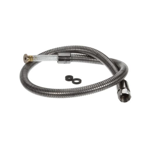 T&S Brass B-0042-H2A Flexible Hose 42" Stainless Steel Less Handle