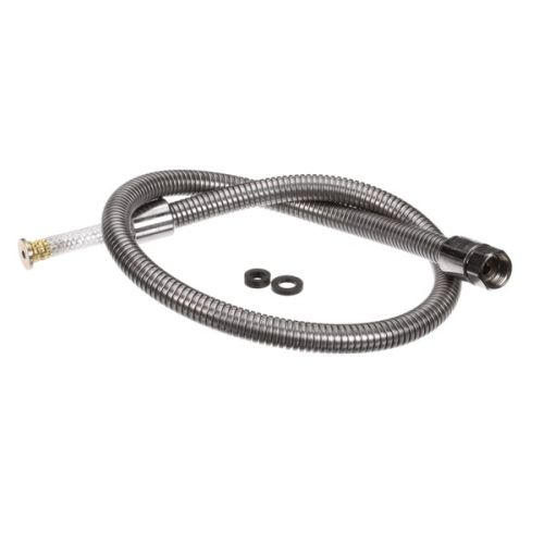 T&S Brass B-0044-H2AE Flexible Hose Without Handle 44" Stainless Steel 