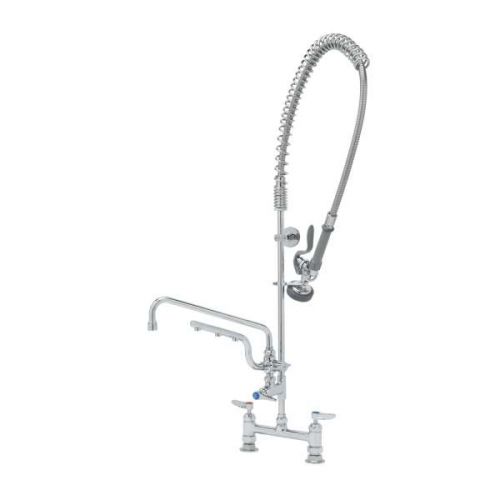 T&S Brass B-0123-U12-CR-B 8"  Mixing Faucet  Deck Mount