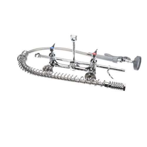T&S Brass B-0133-CR-B Pre-Rinse Assembly 8" Wall Mount Faucet 