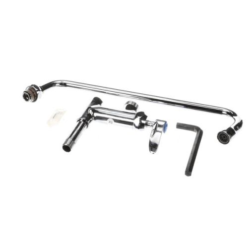 T&S Brass B-0156-CR Add-On Faucet W/12" Swing Nozzle Cerama Cartridge & Lever Handle