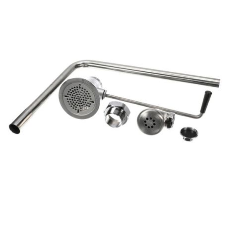 T&S Brass B-3950-01 Twist Handle Waste 3-1/2" x 2" W/Overflow NPT Adapter