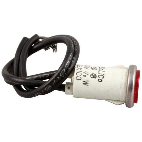 Bakers Pride AS-P1168A 250V Rd 1/2 Indicator Lamp