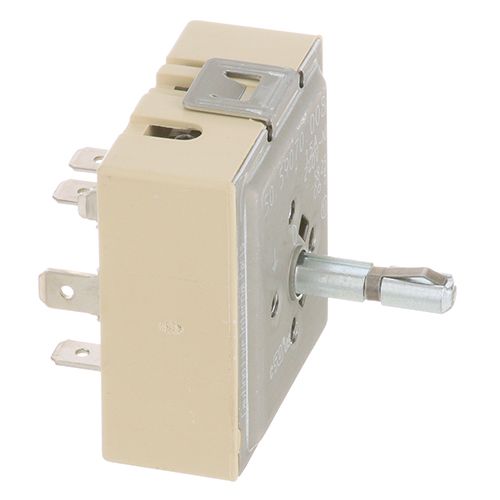 Bakers Pride M1368A Infinite Switch W/ 4 Screw Holes, 6 Term & Clip, 240V, 15 AMP