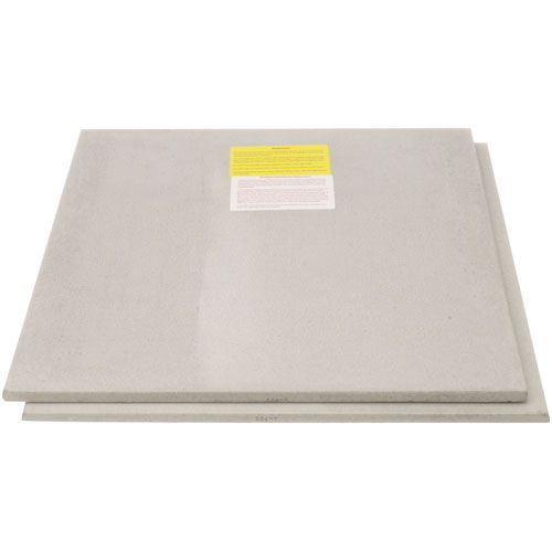 Bakers Pride T1121X Oven Fibrament Baking Decks, 20-13/16" x 20-13/16" x 1/2", 2PCS