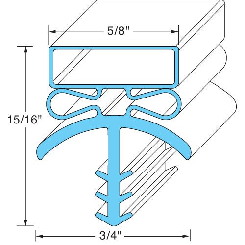 Bally 016545 Door Gasket 