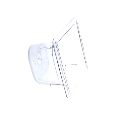 Beverage Air 403-490C Refrigerator Pan 1/6 Size 4" Deep Clear Plastic