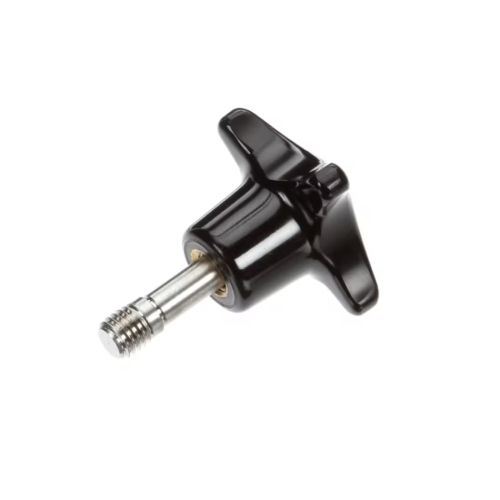 Bizerba 60800204600 Slicer Knob Black Carriage Tilt Star