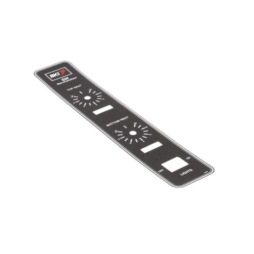BKI (Barbeque King) N0476 Control Panel Decal SM Series