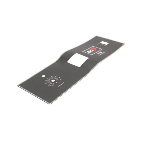 BKI (Barbeque King) N0522 Fryer Control Panel Decal FKM/FKMF