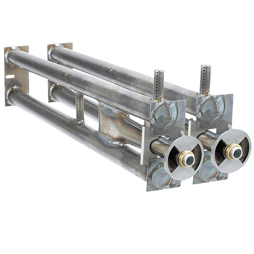 Blodgett BL7942 30" X 6" Steel Burner(set of 2), Left & Right, W/ Air Shutter, 9/16" Orifice Hole, 3" Plate