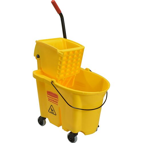 Bucket,Mop, Set, W/Wringer For Rubbermaid - Part# 7580-88 (Yellow)
