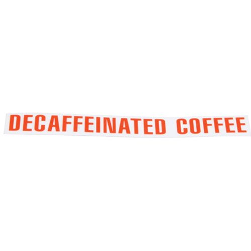 Bunn 00879.0000 Decal - Decaffeinated 