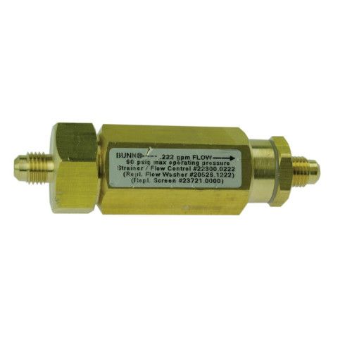 Bunn 22300.0222 (OEM) Flow Control Assembly/strainer, 222 GPM
