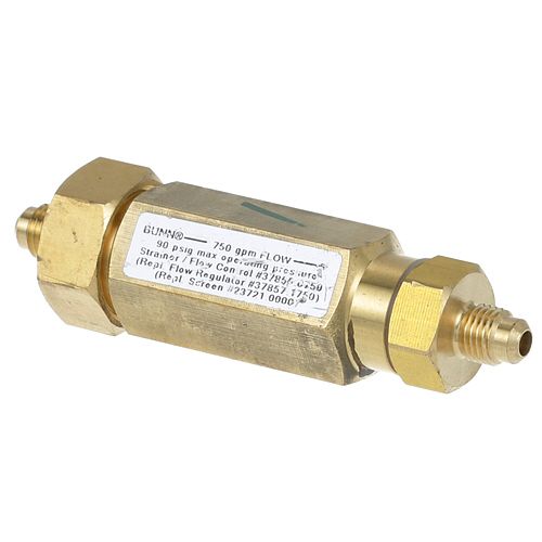 Bunn 378550750 strainer/Flow Control 1/4 Flare X 4-1/4