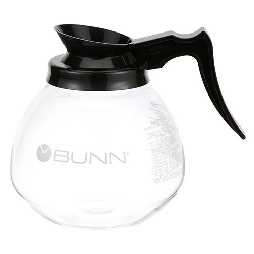 Bunn 42400.0101 Glass-Black  12Cup 1Pk Decanter