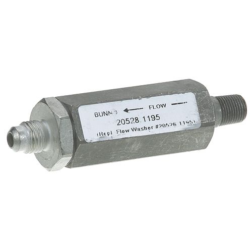 Bunn BU01184-0011 Flow Control Assembly 1/4Flx1/8MPT, .195Gpm