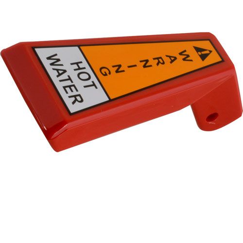 Bunn BU02861-0003 Faucet Handle (Lift, Hot, Red)