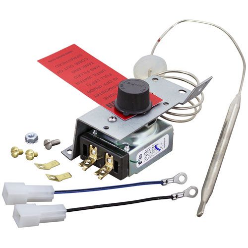 Bunn BU3024.0005 KP Thermostat Temperature Controller W/ 5/16" x 4 1/2" Bulb and 30" Cap, Bracket, Wire Leads