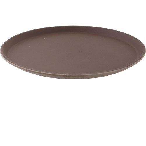 Cambro 1400TL(138) 14" Round Tan Tray ,Treadlite