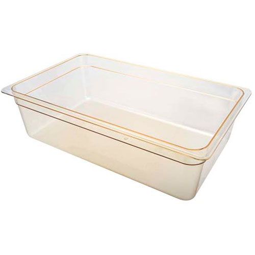 Cambro 16HP150 Food Pan, H-Pan,Full,6"D,Amber