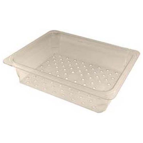 Cambro 23CLRCW(135) Colander Food Pan 1/2X3 Clear