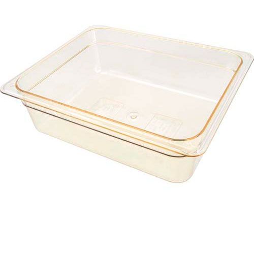 Cambro 24HP-150 Food Pan , H-Pan,Half,4"D,Amber