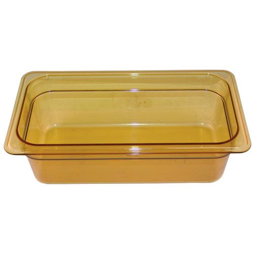 Cambro 34HP150 Hot Pan 1/3 X 4-150 Amber