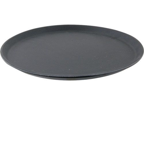 Cambro CAM1400TL110 14" Round Black Tray ,Treadlite