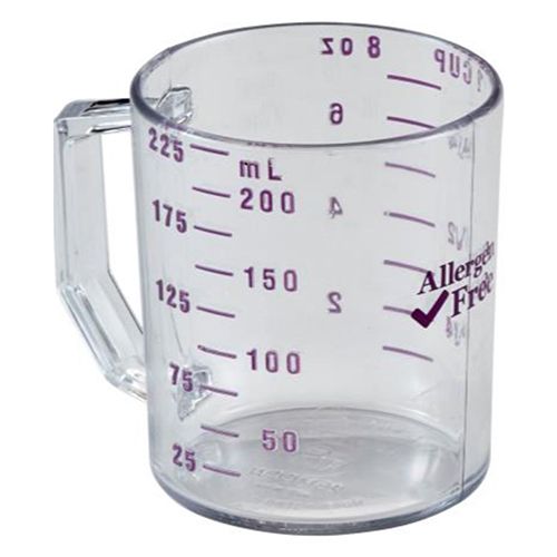 Cambro CAM25MCCW441 1 Cup Measuring Cup Allergen-Free