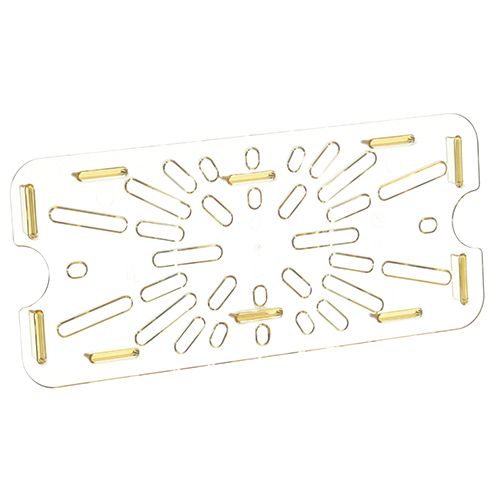 Cambro CAM30HPD150 1/3 Size Drain Shelf 150 High Heat Amber