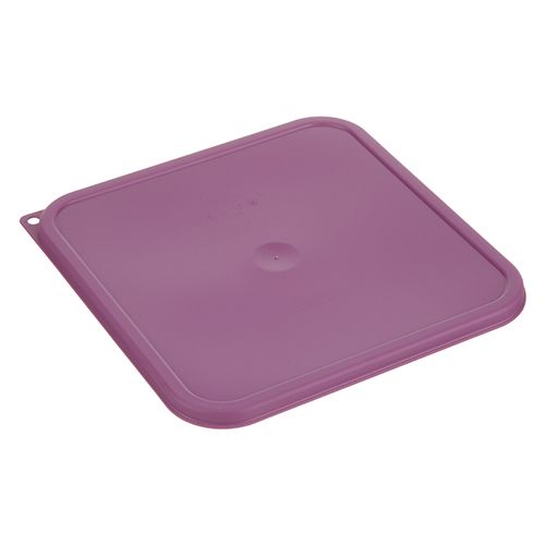 Cambro CAMSFC12SCPP441 Purple Camsquare Lid Fits 12, 18, And 22 Qt