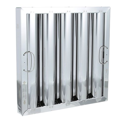 Captiveaire A0013911 16x16 S/S Baffle Hood Filter, Type 6