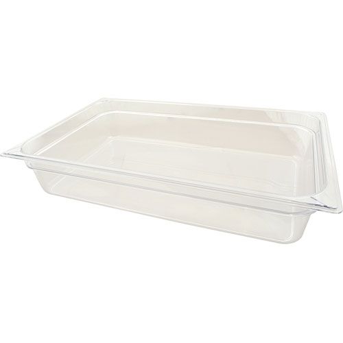 Carlisle Foodservice 1020107 Pan,Food (Full, 4"D, Clear)