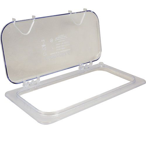 Carlisle Foodservice 10279Z07 Lid(Ez Access,Third,Notch,Clear)