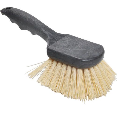 Carlisle Foodservice 3650500 Cleaning Brush, 8",Black Handle
