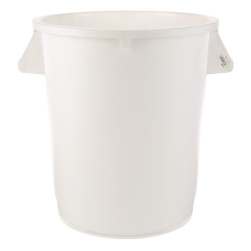 Carlisle Foodservice 84101002 10 Gal Bronco Trash Can White