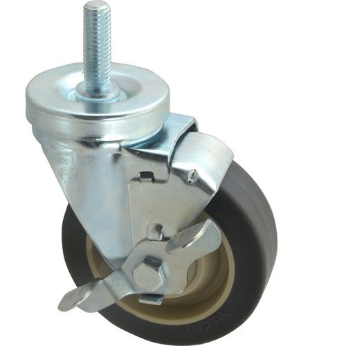 Caster,Stem , 4",1/2-13,W/Brake For Allpoints - Part# 1201196
