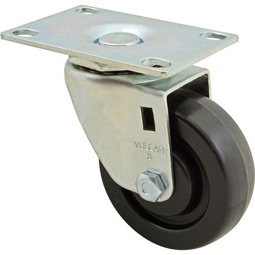 Caster,Swivel, 3", Plate Mt For Rubbermaid - Part# Rbmd2650l1