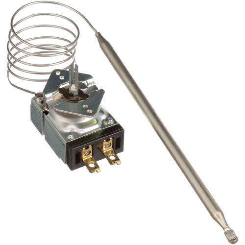 Cecilware GML041A SL Thermostat W/ 5/16" X 7-9/16" Nickel Bulb, Thermostat Knob