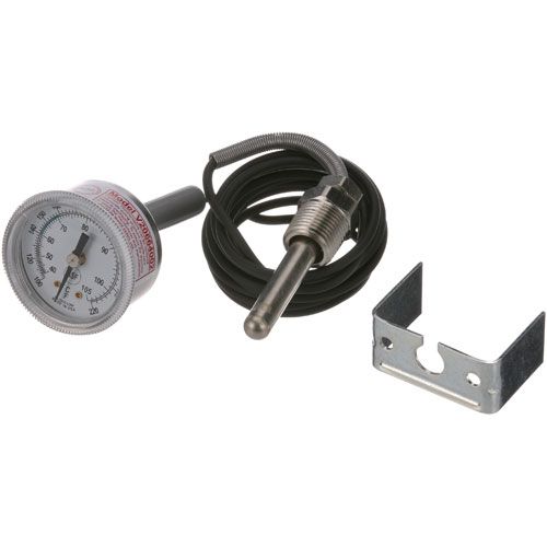 Champion 107440 Dishwasher Thermometer W/ 1/2" MPT 100-220°F 2" DIA 