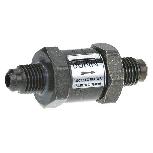 Check Valve1/4" Flare For Bunn - Part# Bu1171-0001